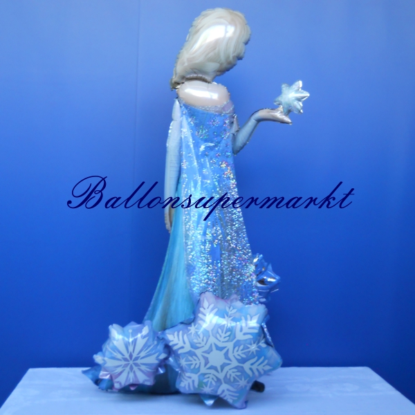 Air-Walker-Frozen-Partydekoration-Elsa-die-Eiskoenigin-Voellig-unverfrohren-Disney-Luftballon-aus-Folie