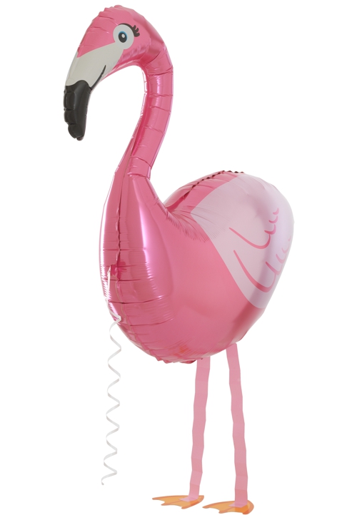 Airwalker-Folienballon-Flamingo-laufender-Luftballon-Dekoration-Geschenk-zum-Geburtstag