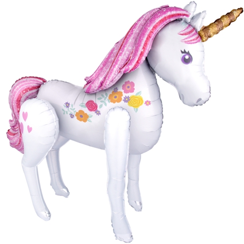 Airwalker-Folienballon-Magisches-Einhorn-laufender-Luftballon-Dekoration-Geschenk-Geburtstag-Magical-Unicorn