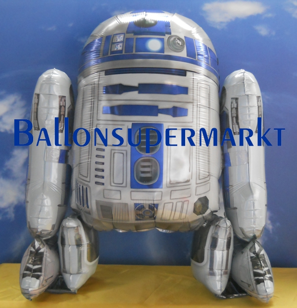 Airwalker-R2D2-Star-Wars-Partydekoration-Geschenk-Luftballon