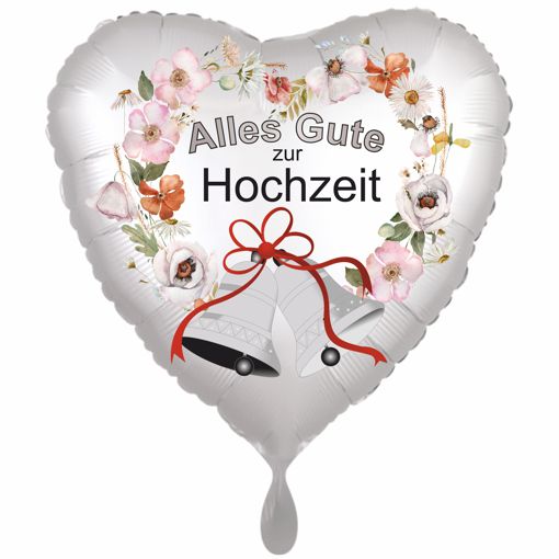 Alles Gute zur Hochzeit Folienballon