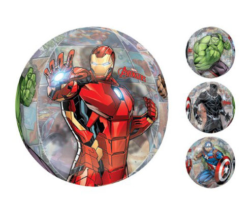 Folienballon-Avengers-Cubez-Luftballon-Dekoration-Geschenk-Comic-Superhelden-Kindergeburtstag-Marvel