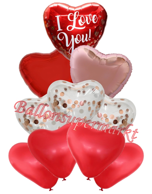 Ballonbouquet-I-Love-You-Rosegold-Dekoration-zu-Valentin-Hochzeit-10-Ballons