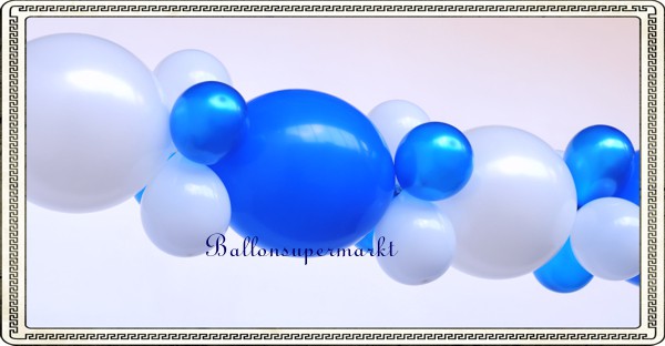 Ballongirlande, Dekoration Bayrische Wochen