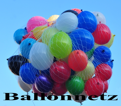 Ballonnetz für 75 Luftballons