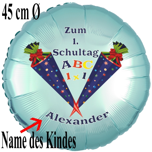 Ballons-und-Dekorations-Set-Personalisiert-zum-Schulanfang-mit-Namen-Dekoration-zur-Einschulung-mit-Helium