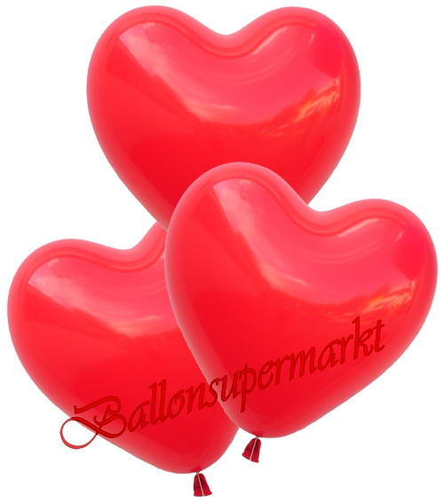 Ballons-und-Helium-Set-Einweg-Maxi-Herzen-rot-Ballonflug-Dekoration-Hochzeitsfest