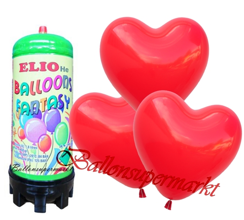 Ballons-und-Helium-Set-Midi-Einweg-Hochzeit-rote-Maxi-Herzen-10-Stueck-Ballonflug-Dekoration-Hochzeitsfest
