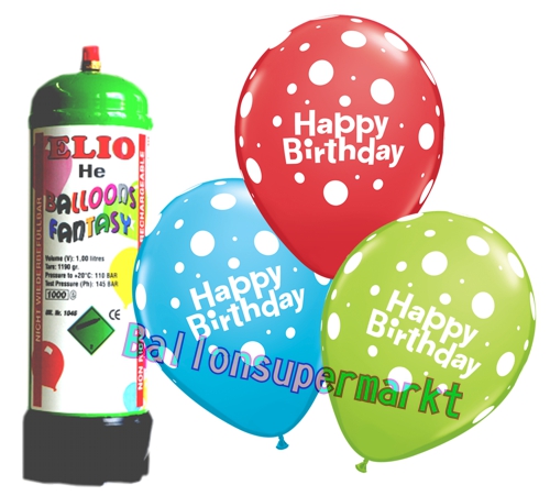Ballons-und-Helium-Set-Mini-Einweg-Geburtstag-Happy-Birthday-bunt-12-Stueck-Ballonflug-Dekoration-Geburtstagsparty