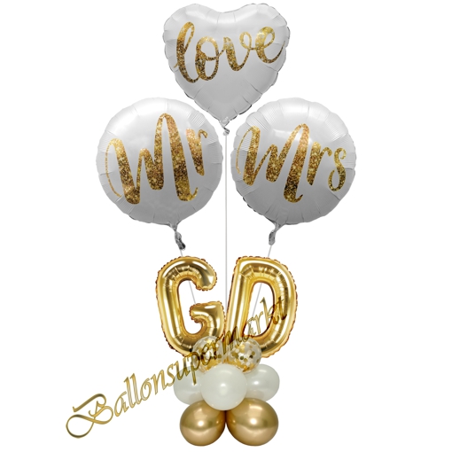 Ballonsdekoration-Hochzeit-Mr-and-Mrs-Love-mit-Initialen-Gold-Weiss-personalisierte-Deko-zum-Hochzeitsfest
