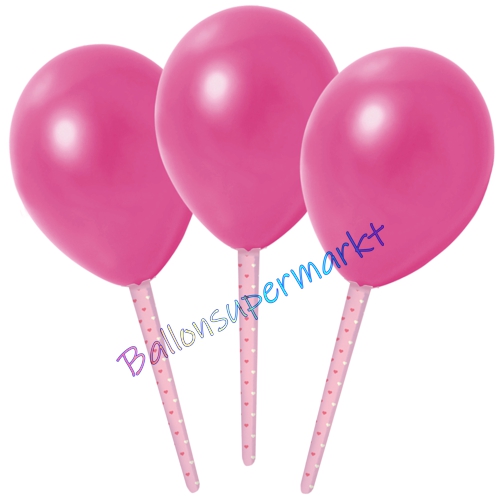 Ballonstaebe-aus-Papier-fuer-Luftballons-rosa-mit-Herzchen-umweltfreundlich-Dekobeispiel