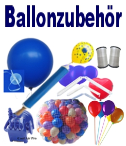 Ballonzubehör, Hilfsmittel für Luftballons