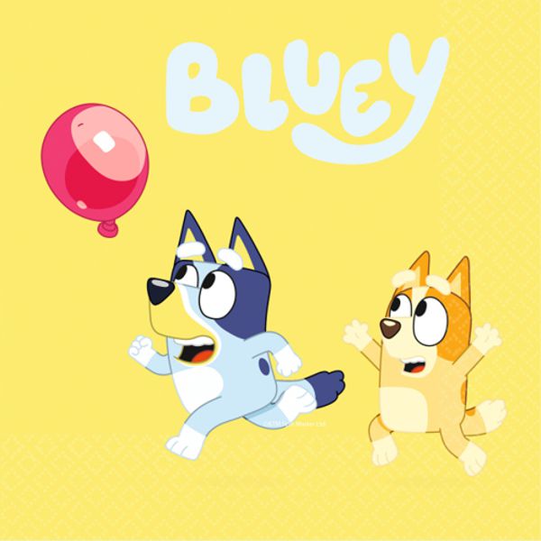 Bluey-Servietten