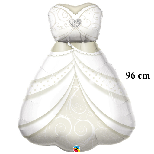Braut-96-cm-grosser-Luftballon-aus Folie-zur-Hochzeit