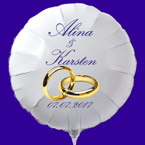 Brautpaar-Fotoballon-45-cm-weiss-Rueckseite-mit-Namen-und-Datum-des-Ehepaares