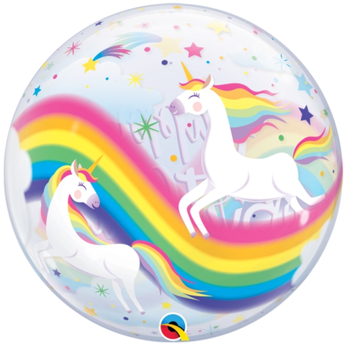 Bubble-Ballon-Happy-Birthday-Regenbogen-Einhorn-Luftballon-Geschenk-Geburtstag-Party