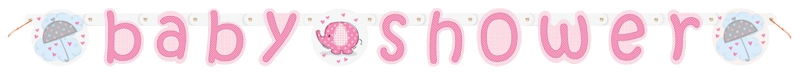 Buchstabengirlande-Baby-Shower-Rosa