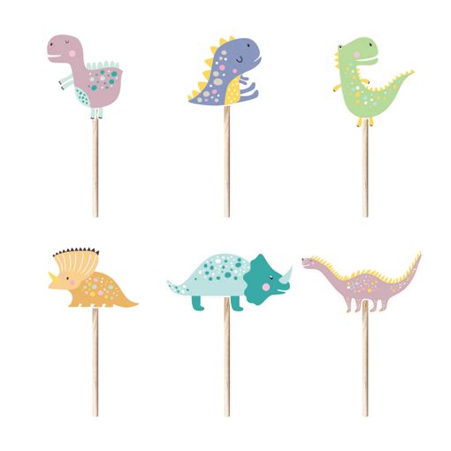 Cake-Topper-Dinosaurier-Tischdeko-zum-Kindergeburtstag