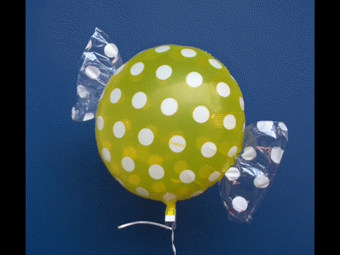 Candy-Luftballon-mit-Ballongas-Helium-Lemon-Dots