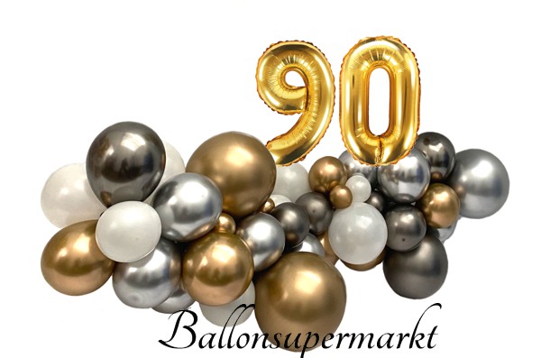 DIY Ballondeko zum 90. Geburtstag
