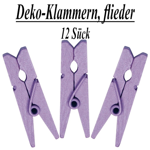 Deko-Klammern-flieder-Dekoration-Geschenkverpackung