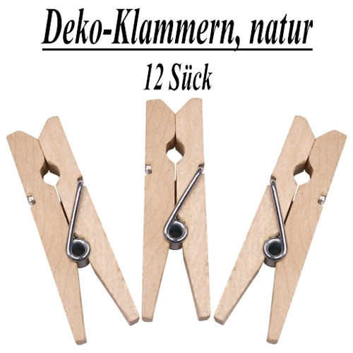 Deko-Klammern-natur-Dekoration-Geschenkverpackung