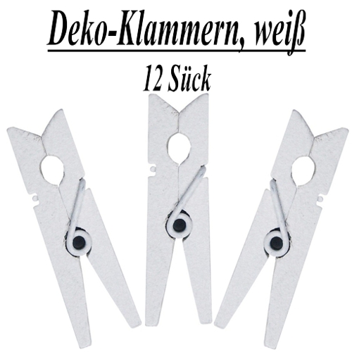 Deko-Klammern-weiss-Dekoration-Geschenkverpackung
