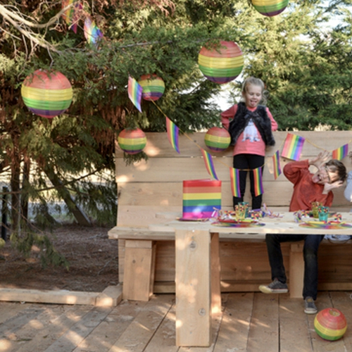 Deko-Lampions-Regenbogen-Raumdekoration-zu-Geburtstag-Party-Fest-Homoehe