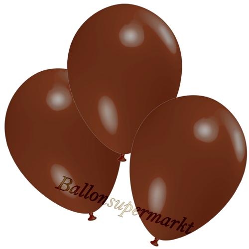 Deko-Luftballons-Braun-Ballons-aus-Natur-Latex-zur-Dekoration