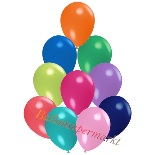 Deko-Luftballons-Bunt-Gemischt-Ballons-aus-Natur-Latex-zur-Dekoration