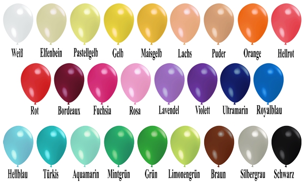 Deko-Luftballons-Farbpalette-Ballons-aus-Natur-Latex