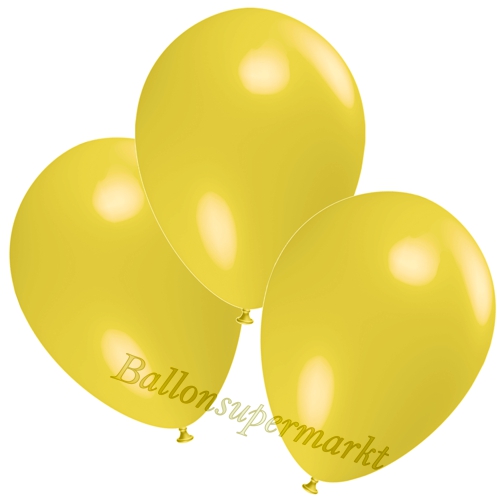 Deko-Luftballons-Gelb-Ballons-aus-Natur-Latex-zur-Dekoration
