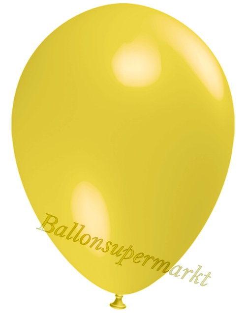 Deko-Luftballons-Gelb-Ballons-aus-Natur-Latex