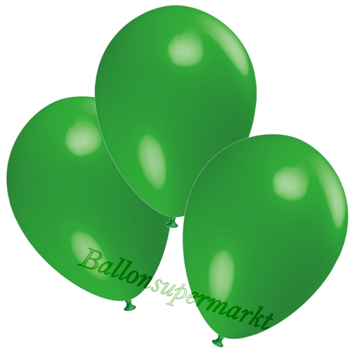 Deko-Luftballons-Gruen-Ballons-aus-Natur-Latex-zur-Dekoration