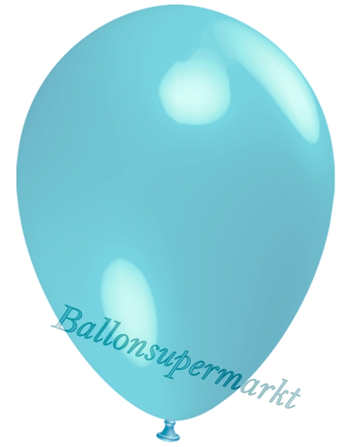 Deko-Luftballons-Hellblau-Ballons-aus-Natur-Latex