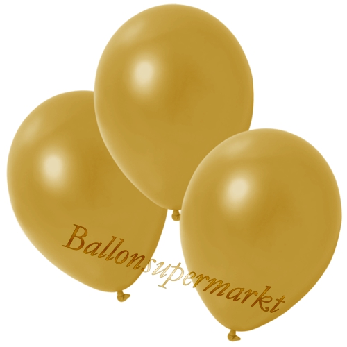 Deko-Metallic-Luftballons-Gold-Ballons-aus-Natur-Latex-zur-Dekoration