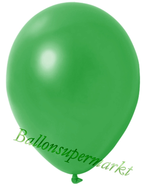 Deko-Metallic-Luftballons-Grün-Ballons-aus-Natur-Latex