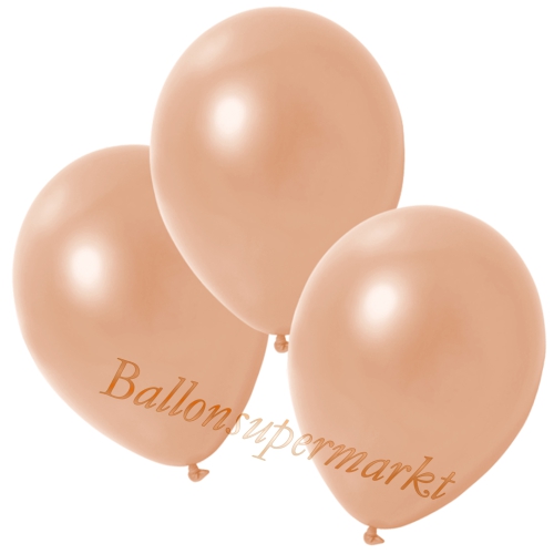 Deko-Metallic-Luftballons-Lachs-Ballons-aus-Natur-Latex-zur-Dekoration