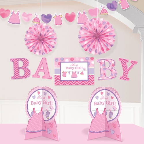 Deko-Set-Shower-with-Love-Girl-Baby-Partydekoration-Maedchen