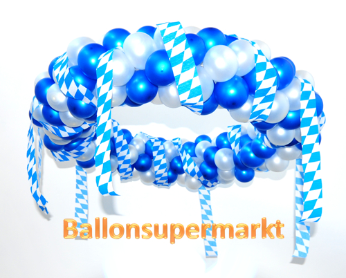 Dekoration-aus-Luftballons-Oktoberfest-Ballondekoration