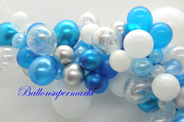 Detailansicht-Ballongirlande-Blau