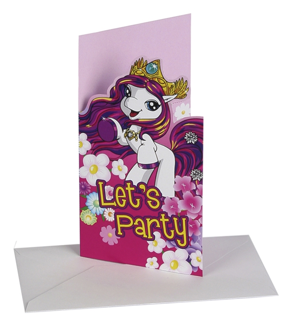 Einladungskarten-Fairy-Filly-Kindergeburtstag