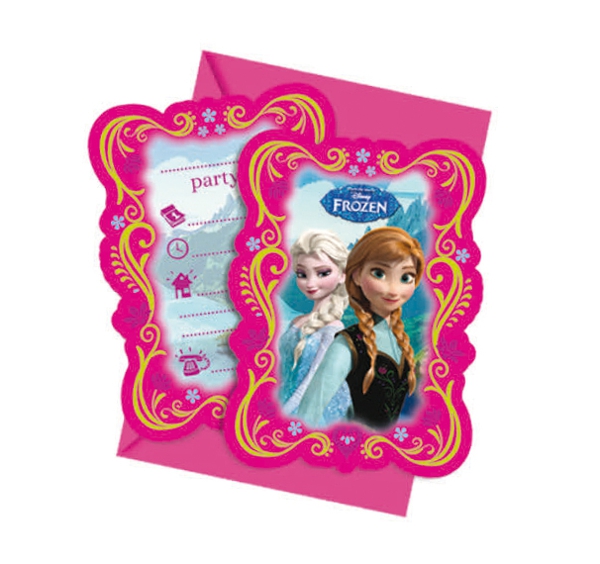 Einladungskarten-Frozen-Eiskoenigin-Anna-Elsa-Prinzessin-Disney