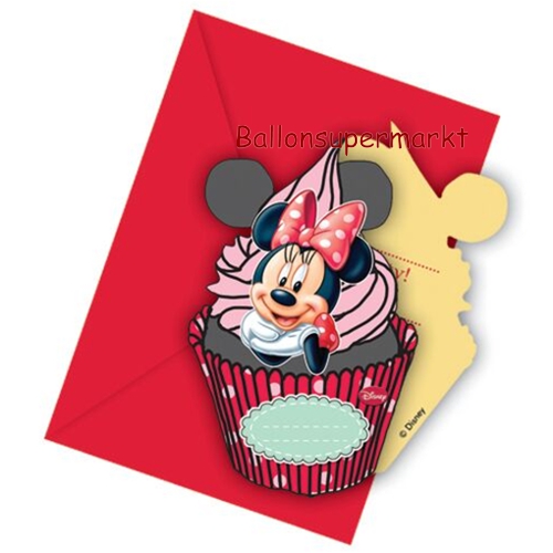 Einladungskarten-Minnie-Maus-Cafe-Partydekoration-Kindergeburtstag-Disney