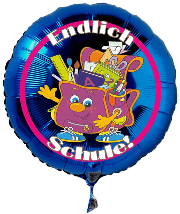 Endlich-Schule-blauer-Luftballon-zur-Einschulung-zum-Schulanfang-mit-Helium-gefuellt