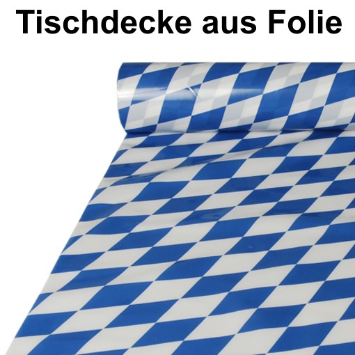 Folien-Tischdecke-bayrische-Raute-auf-Rolle