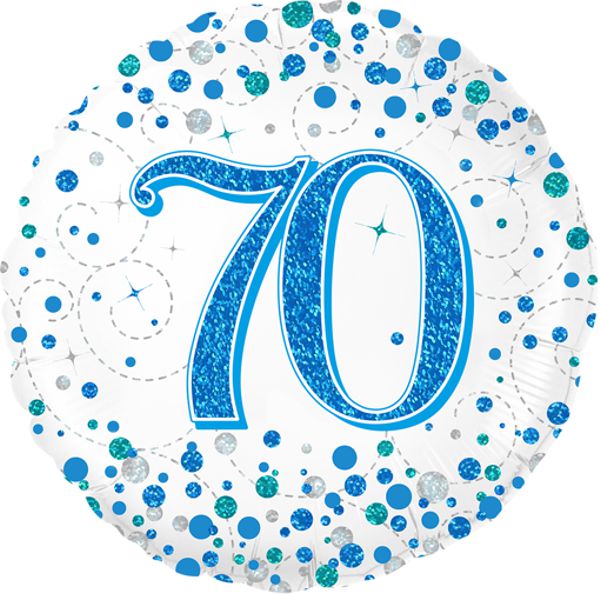 Folienballon-Sparkling-Fizz-blue-70-Luftballon-holografisch-70-Geburtstag-Geschenk-Jubilaeum