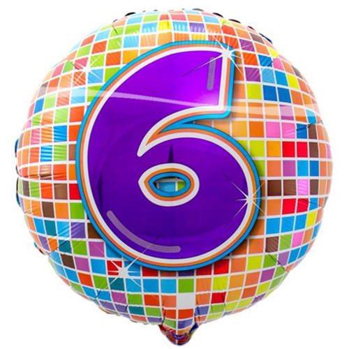 Folienballon-6.-Geburtstag-Birthday-Blocks-6-Luftballon-Geschenk-Dekoration-Kindergeburtstag