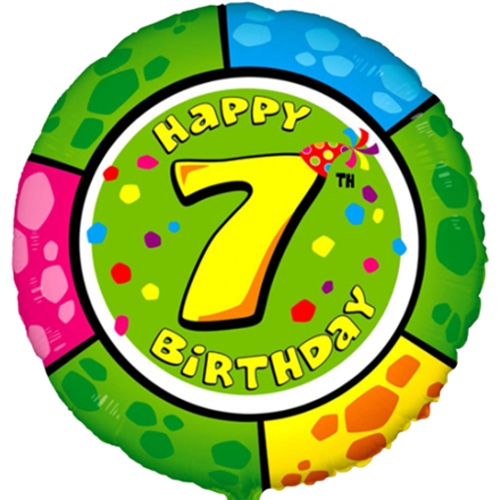 Folienballon-7.-Geburtstag-Happy-Birthday-Animalloon-7-Luftballon-Geschenk-Dekoration-Kindergeburtstag
