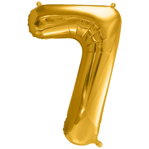 Folienballon-86cm-Zahl-7-Gold-Luftballon-Geschenk-Geburtstag-Jubilaeum-Firmenveranstaltung